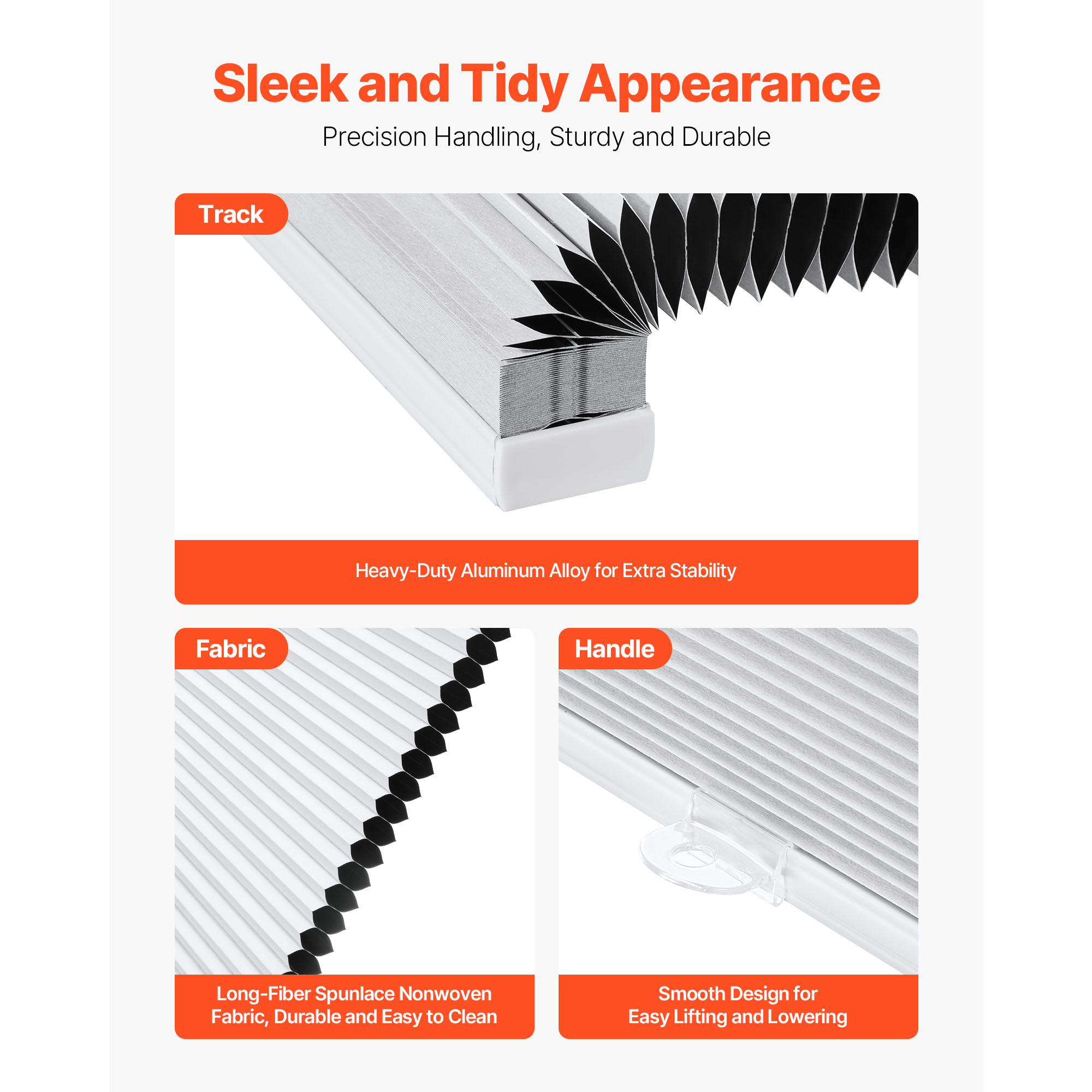 Cellular Shades 1 Inch Light Filtering Cordless Cellular Blinds Blackout Privacy_voghion.com